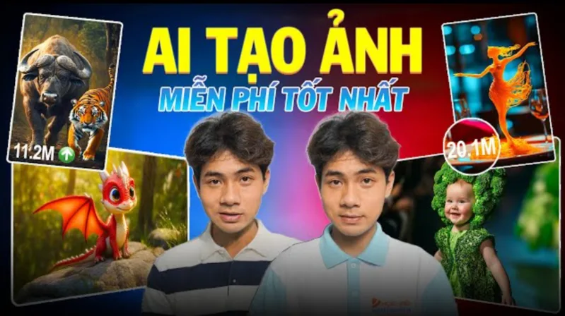 AI tạo ảnh miễn phí giúp chuyển ý tưởng bằng văn bản thành hình minh họa, poster hoặc ảnh sản phẩm trong thời gian ngắn.