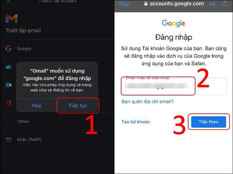 Cách đổi địa chỉ Gmail trên điện thoại iPhone được thực hiện qua trình duyệt hoặc phần quản lý Tài khoản Google với quy trình tương tự Android
