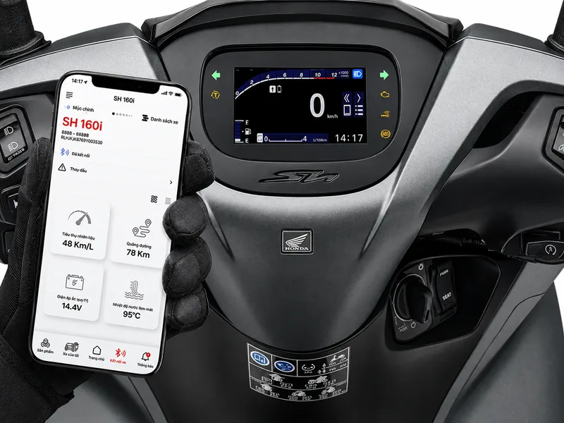Màn hình TFT và kết nối điện thoại có thể tiếp tục được cải thiện trên Honda SH 2027